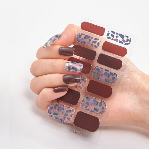 3d Laser Bronzing Craft Nail Applique Nail Sticker - HD Wireless Product #26