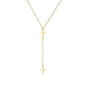 Fashion Cross Necklace Exquisite Y-shaped Bead Necklace be42edab 1f67 48cd a178 2e0744a1b519