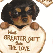 Love Dog Acrylic Key Ring Pendant be4aa83f a271 4d17 be1e 46adf1dc0439