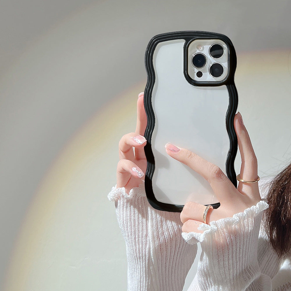 Wave Border Solid Color Phone Case Cover be5d1f5b f468 4ed2 9930 4965c419627b