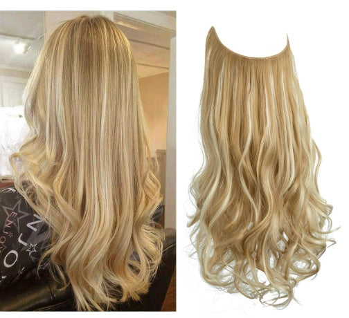 Wig Female Extension Chemical Fiber Long Curly Hair Matte High-temperature Fiber Fishing Thread Wig Set be6f8d82 3192 4efa b7