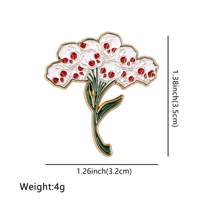 Skull Flower Brooch Backpack Ornament Accessories Pin Alloy be72bd26 e315 49aa 9d79 7b8598902491