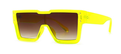 Oversized One Lens Square Sunglasses Fashion Men Women be8f148c c561 4495 a3a4 4ed7fc4d0e71