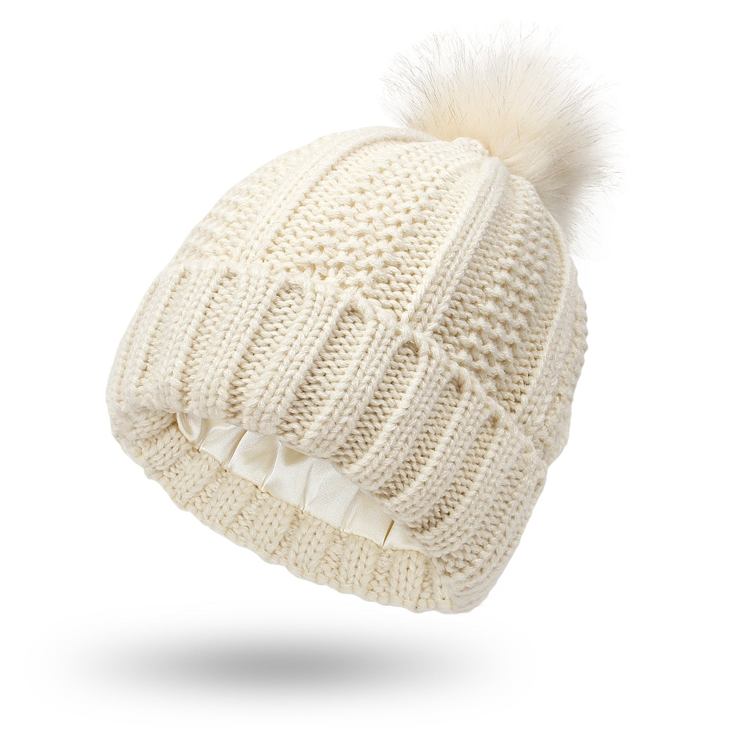 Woolen Cap Knitted Protection Hairstyle Silky Stretch Satin Knitted Hat bede4262 2031 4e23 a9dc fadf75c8a439 trans