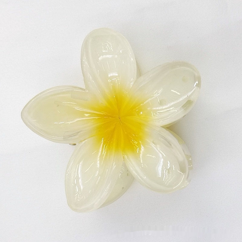 Egg Bauhinia Flower Back Spoon Grasping Hair Clip bee7552e a250 43e2 bf12 26828b873888