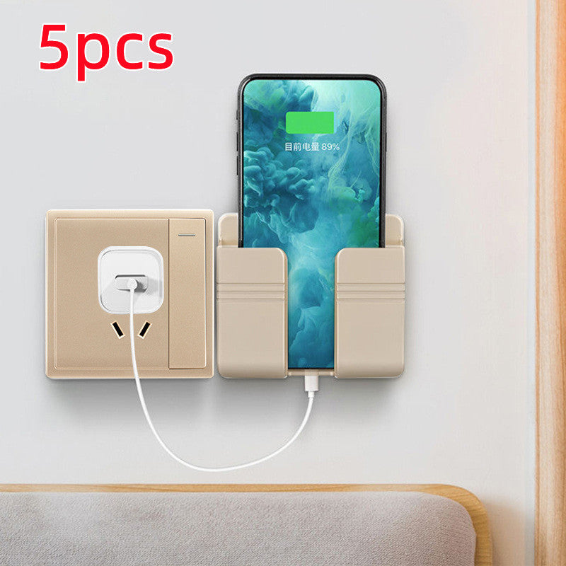 Mobile Phone Charging Storage Rack Punch-free Sticky Storage Box - 图片 15