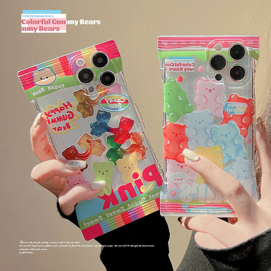 Transparent Gummy Bear Applicable Mobile Phone Shell For IPhone bf16a012 4f01 4996 9be9 79983d1a594f
