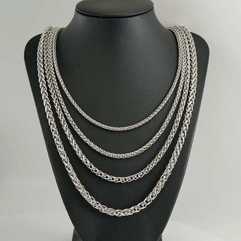18K Gold Keel Chain Necklace Pendant Finished Chain Hip Hop - HD Wireless Product #1
