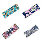Floral cross hair band