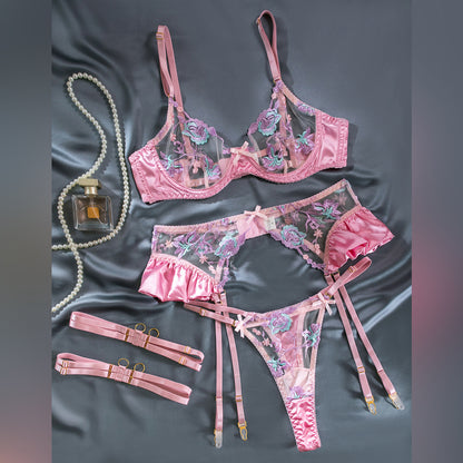 European And American Machine Embroidery Stitching Contrast Color Strap Sexy Underwear bf347cb0 ae48 4ead b321 376e6715062f