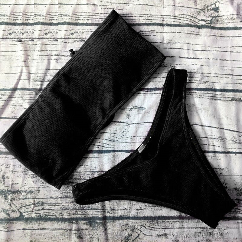 Women's Swimsuit Solid Color Split Swimsuit bf34af83 63f1 47ef a0b6 0a56d09eb501