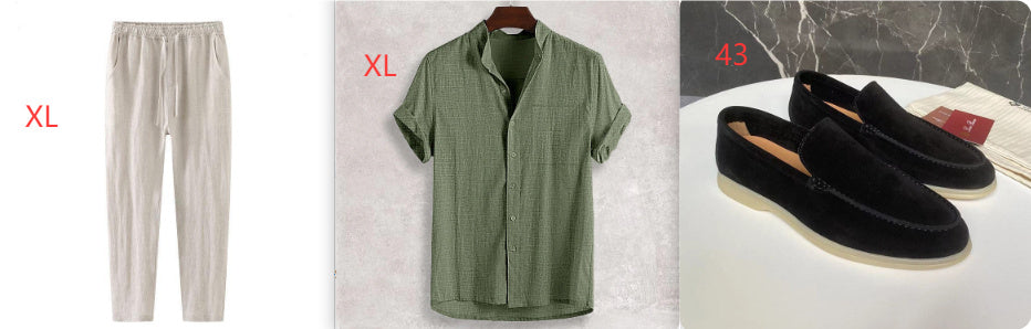 Men's Stand Collar Cotton Cardigan Short Sleeve Thin bf4ab662 d873 4347 bc4f c05aed269e95