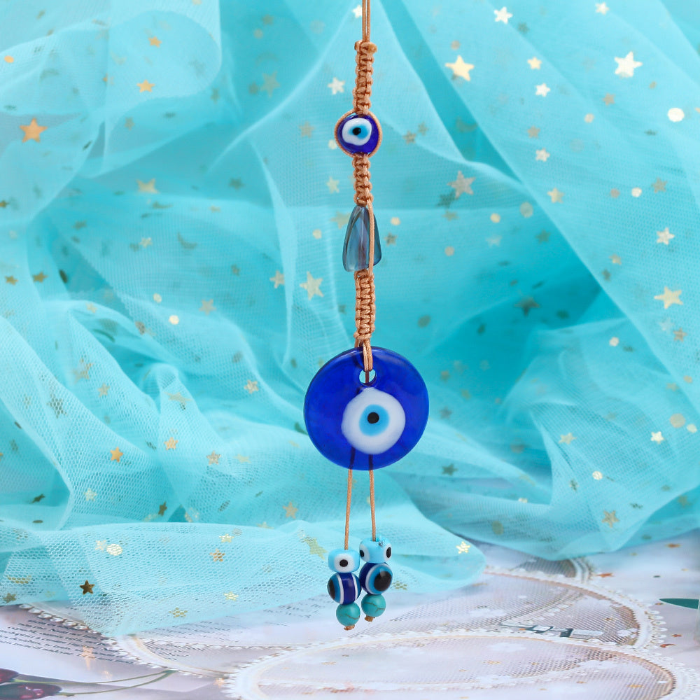 Evil Eye Bead Ornaments Wall Decoration Braided String Decoration Home Living Room Car bf580ee3 8d1c 4ab2 9d35 1ea6707d06c3