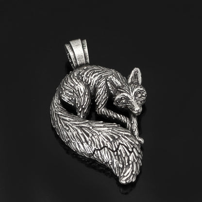 Personalized Animal Men's Fox Pendant Necklace bf59e956 1d9c 4d99 af79 5421174c641f