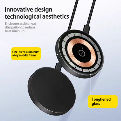 Qi2 Wireless Charger 15W Magnetic Wireless Fast Charging Is Suitable For 12-16PG Mobile Phone Models. Support Temu Us bf6a25a