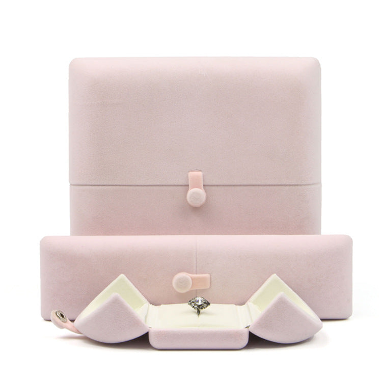 Flannelette Box Jewelry Pendant Necklace Box bf75f941 b6bf 4e9b b15c 9588aa676615