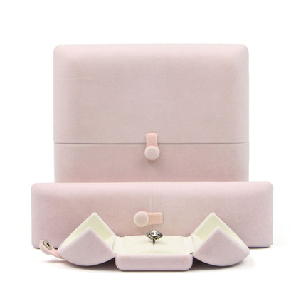 Flannelette Box Jewelry Pendant Necklace Box bf75f941 b6bf 4e9b b15c 9588aa676615