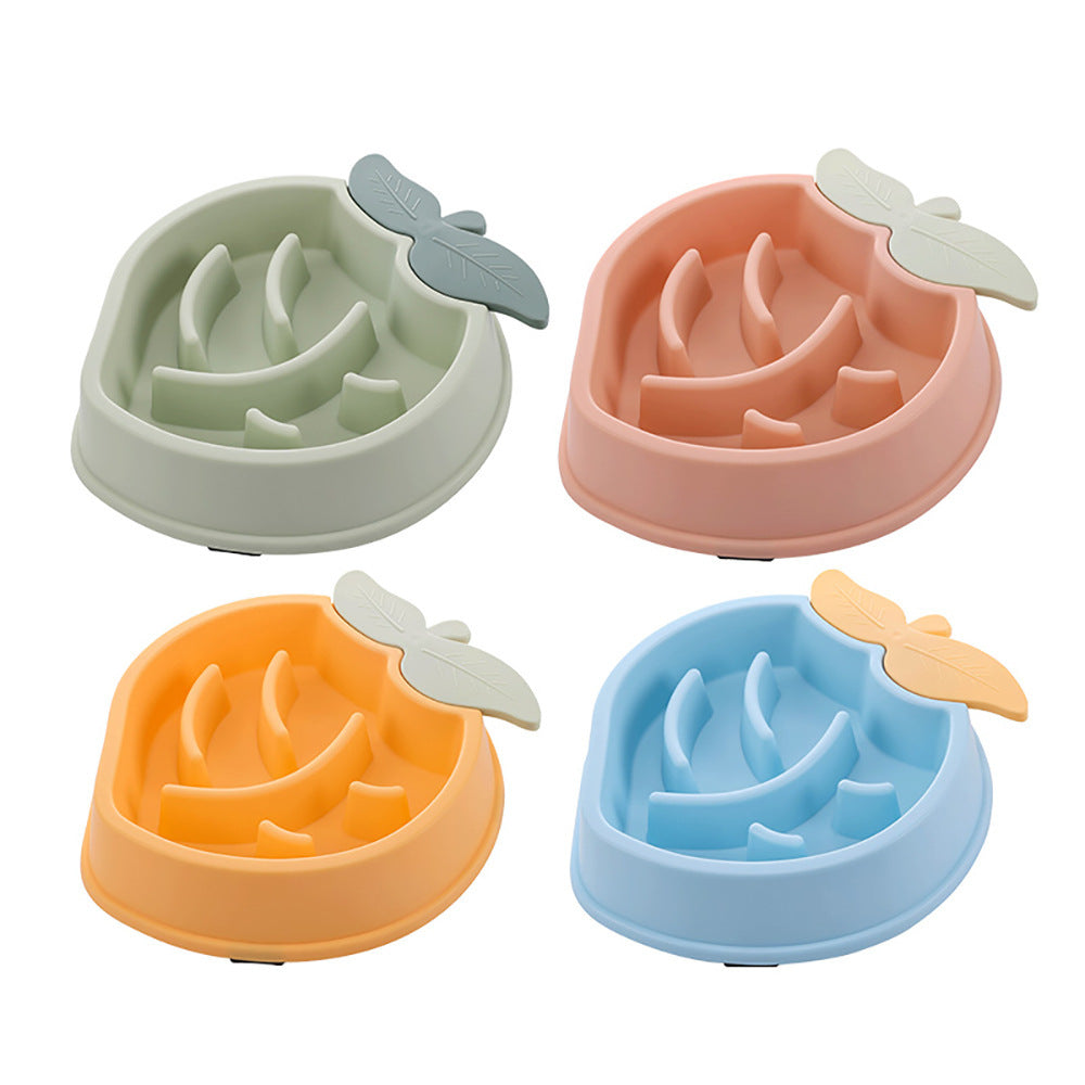 Pineapple Slow Food Bowl Food Grade Plastic Pet Dog bf78b80c 6f53 4ec3 91c9 5871f8d12914