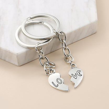Crystal Love Puzzle Hollow Letters Accessories Geometric Simple Couple Keychain bf8d0ca4 1c88 42fa 8e9d ed59514b8641 74069839