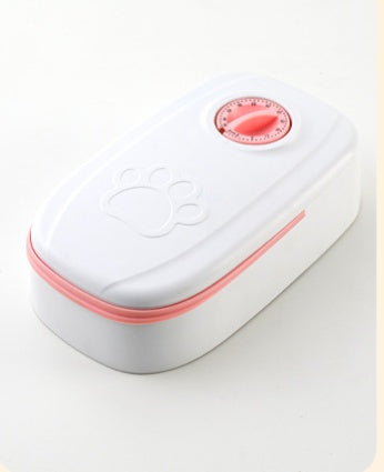Automatic Pet Feeder Smart Food Dispenser For Cats Dogs Timer Stainless Steel Bowl Auto Dog Cat Pet Feeding Pets Supplies bf9