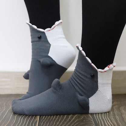 Funny Shark Chameleon Cartoon Socks bfa15179 e6b0 40fd 8aae 72707986f7e9 1d48eb68 7563 42ce 87d7 258cbac42835