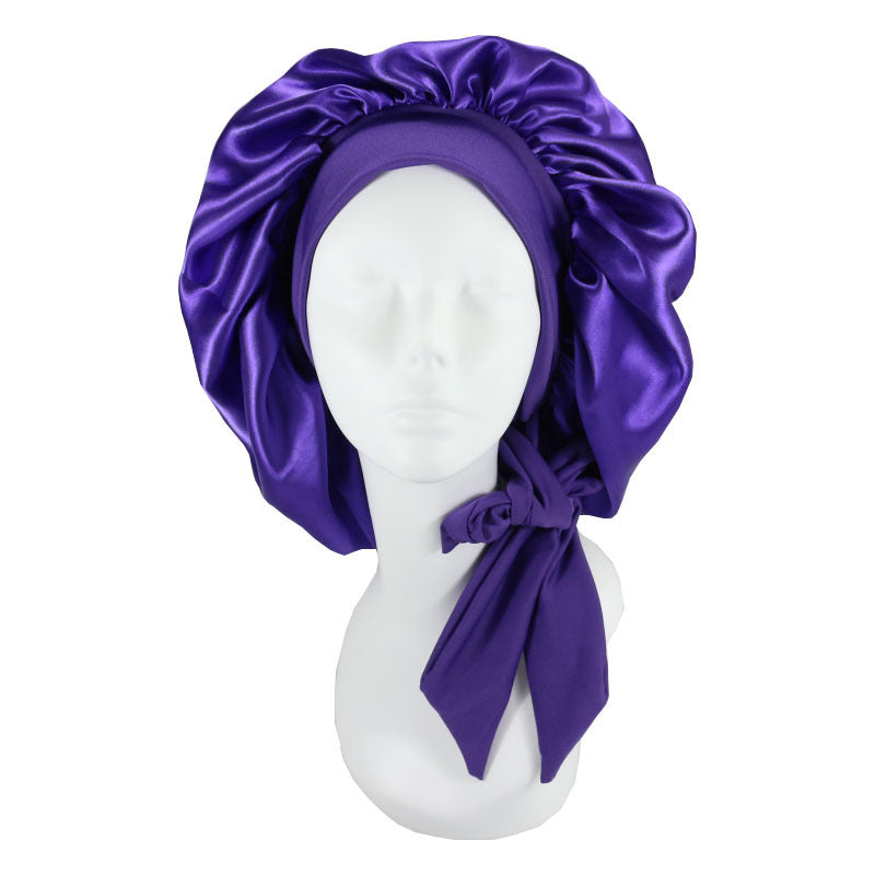 Lace-up Hair Care Silk Nightcap bfb73957 ac65 4082 b67c d1557fe7feba