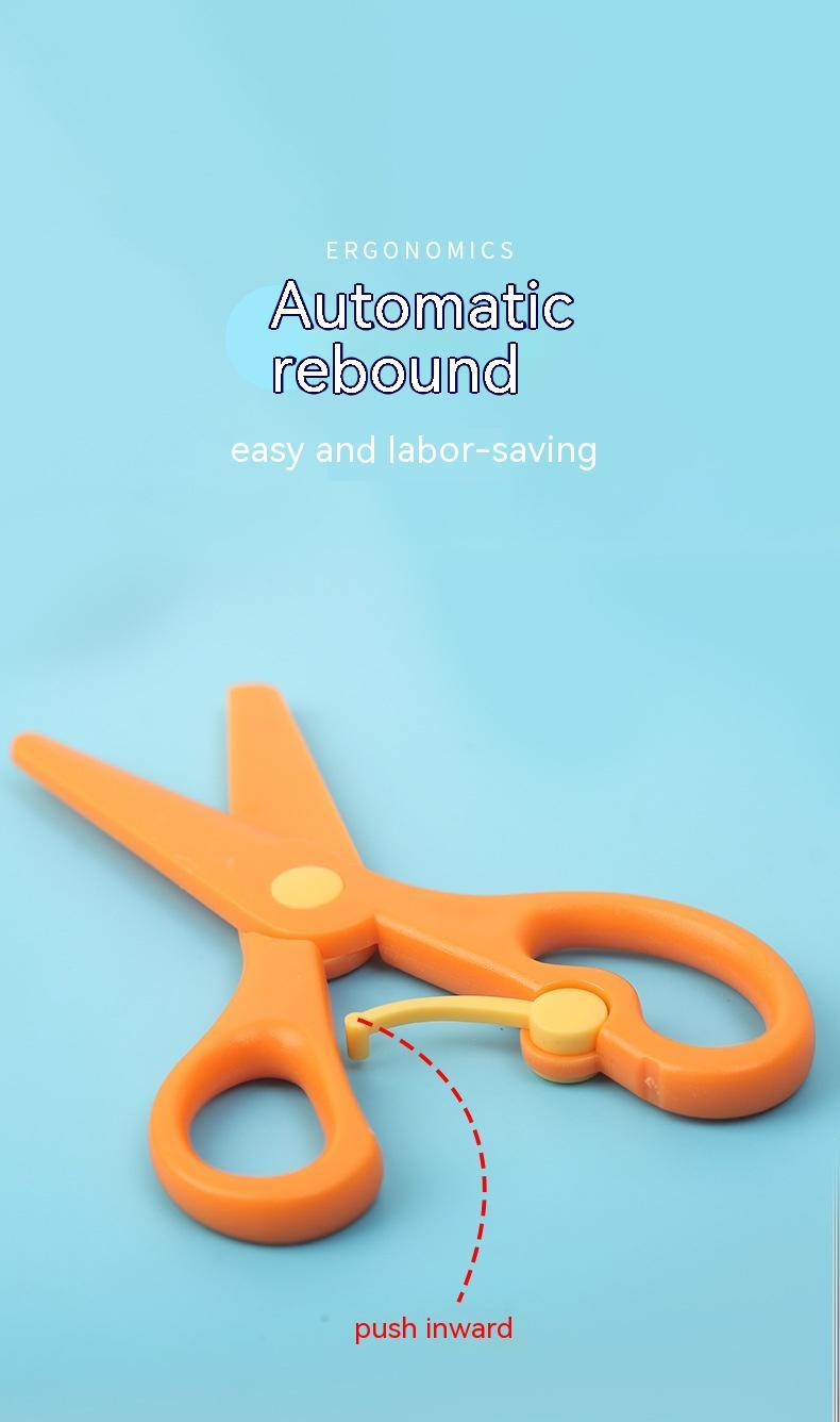 Children's Safety Scissors Plastic Color Scissors Student Handmade DIY Scissors bfb89555 0fe5 4e48 9013 1e0488077c42 trans