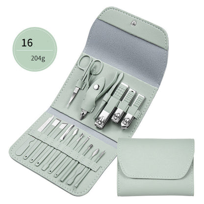 Professional Scissors Nail Clippers Set Ear Spoon Dead Skin Pliers Nail Cutting Pliers Pedicure Knife Nail Groove Trimmers bf