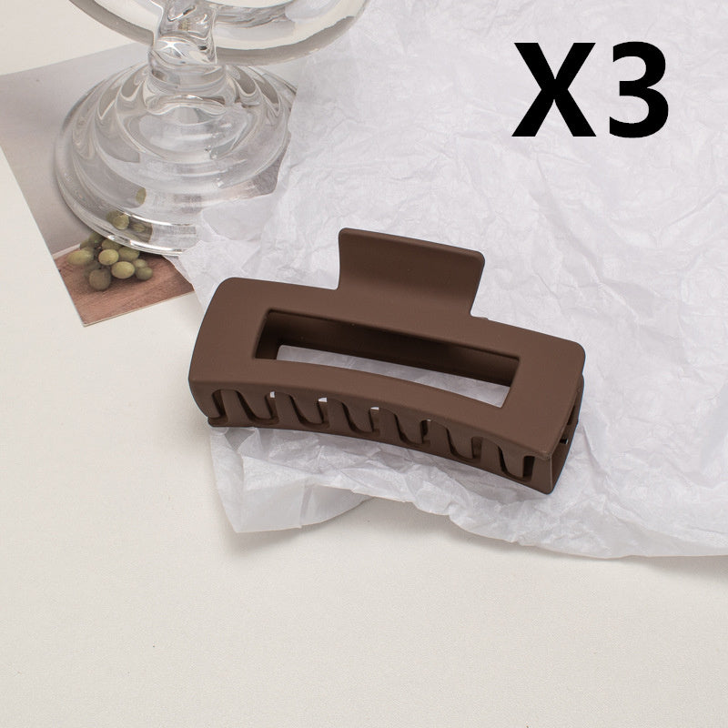 Simple Ins Frosted Cream Plate Hair Clip bfdd6a7e 9cd0 47fb 85c7 cbc325b457ed