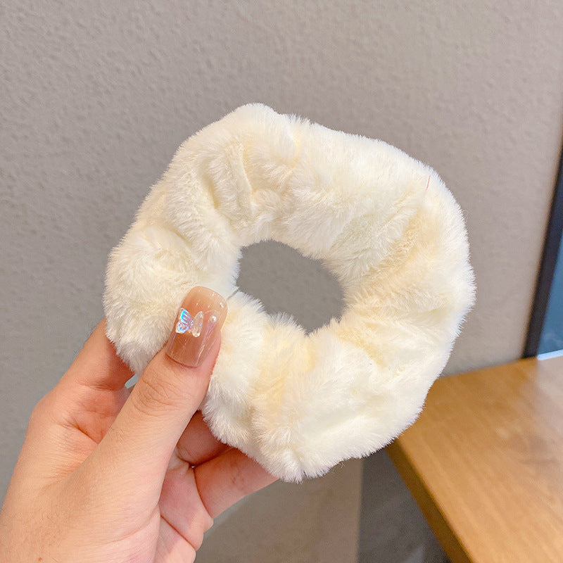 Winter Plush Pork Intestine Hair Ring bfef3a0d cf52 40f6 b44e 6cafa42e8916