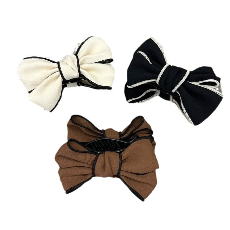 Autumn And Winter Maillard Bun High Ponytail Bow Claw Clip bff5ce1e 9c19 4396 987f c906ddc281cc