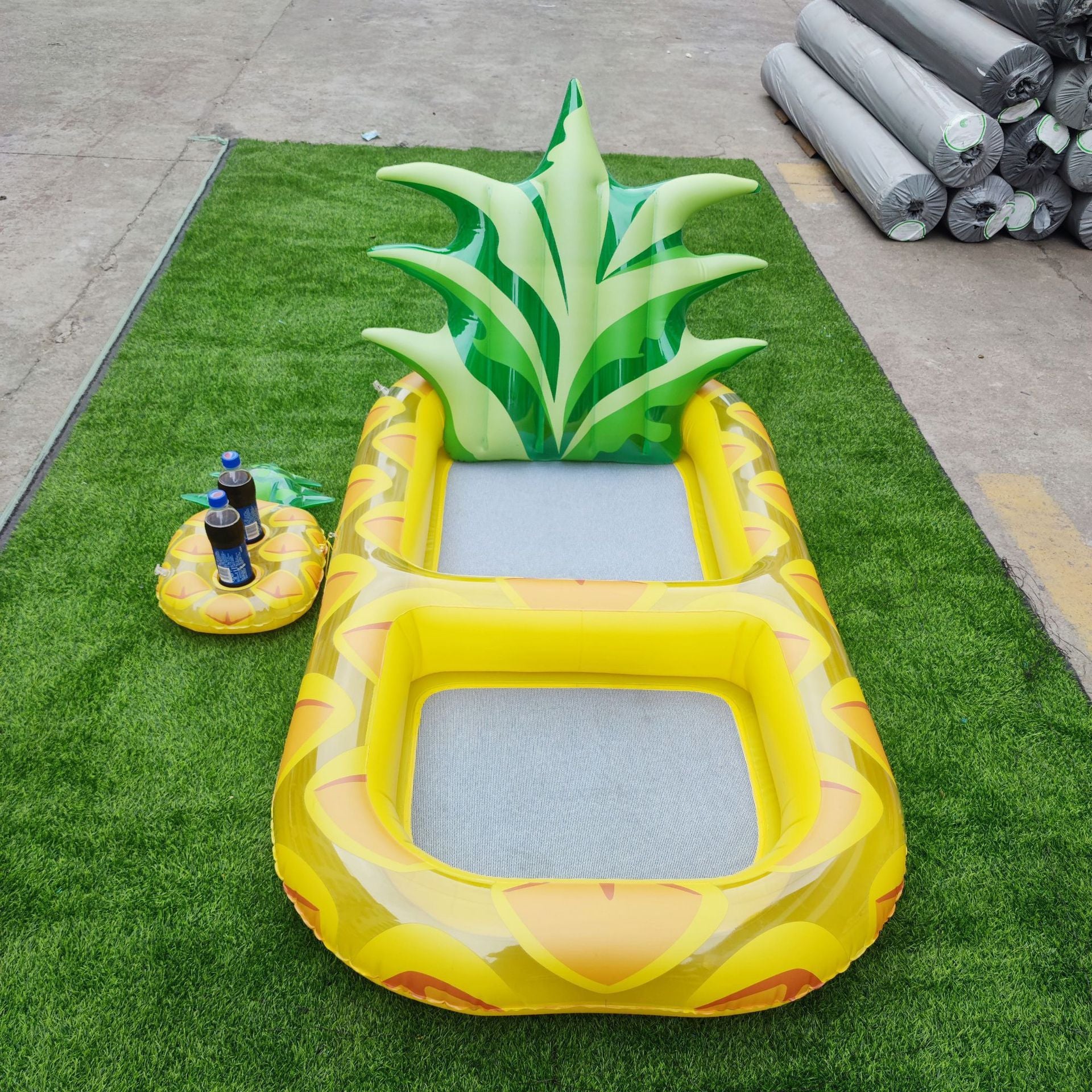 Inflatable Swimming Pool Pineapple Floating Row Air Cushion Bed Summer Water Floating Hammock Air Mattress Water Sports Toys 