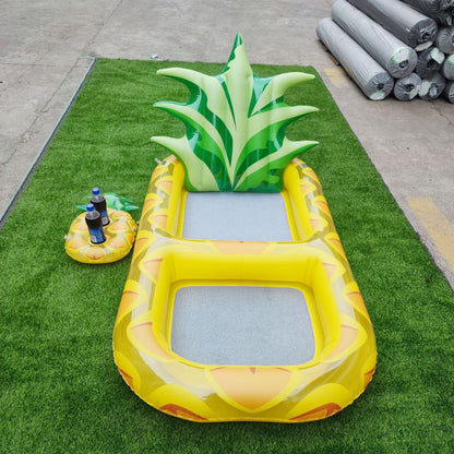 Inflatable Swimming Pool Pineapple Floating Row Air Cushion Bed Summer Water Floating Hammock Air Mattress Water Sports Toys 