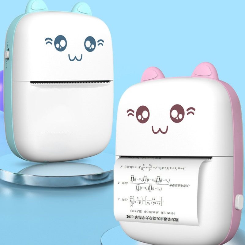 Mini Printer Portable Mini Bluetooth WiFi New Wrong Printer Mobile Phone Photo Title Note Hot Print Pocket Student Error Label Printer - 图片 1