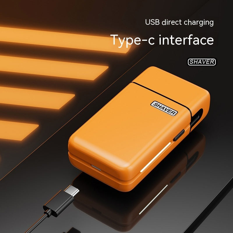 Mini Electric Small Shaver Shaver Fully Washable Magnetic Suction Cutter Head Type-C Charging c0109971 bda6 4219 94ef 440a335