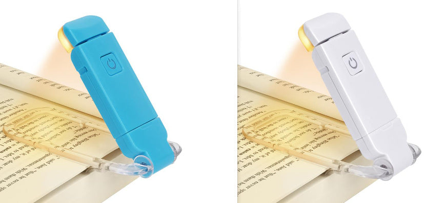 LED USB Rechargeable Book Reading Light Brightness Adjustable Eye Protection Clip Book Light Portable Bookmark Read Light c01