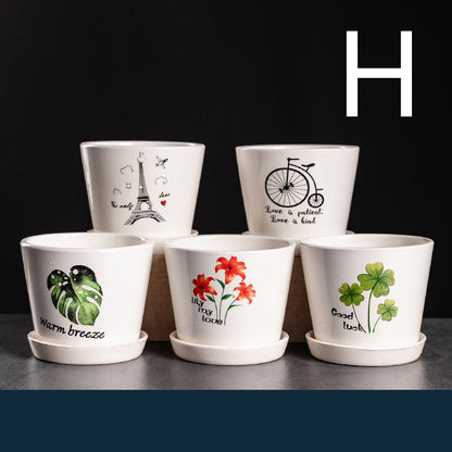 Ceramic Creative Indoor Succulent Plant Pots