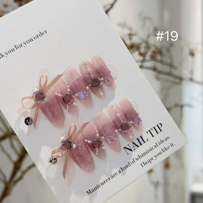 Handmade Long Pearl Mountain Ice Transparent Camellia Wear Armor c047a4d2 512f 4e37 9585 c4b79ac1829c