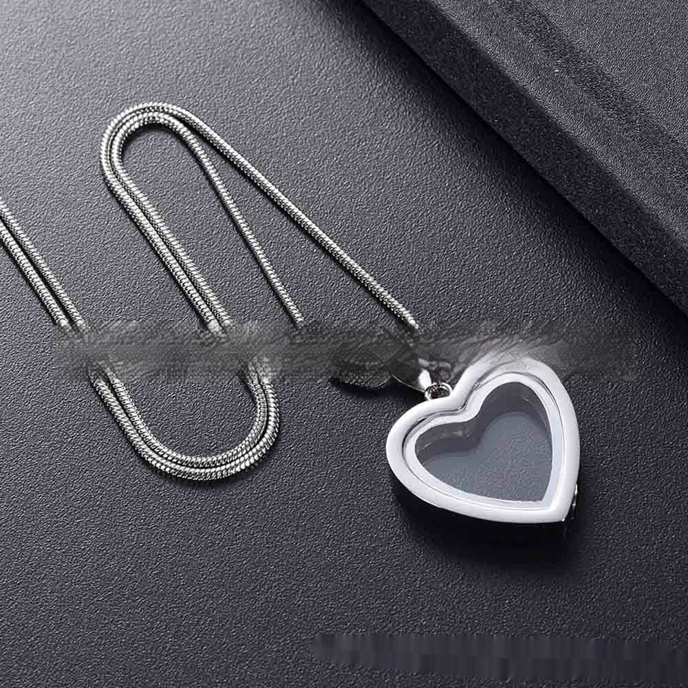 Fashion Personalized Heart-shaped Cinerary Casket Necklace c04ef908 aba9 4527 8138 e1f30ec6bc8a fine