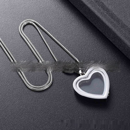 Fashion Personalized Heart-shaped Cinerary Casket Necklace c04ef908 aba9 4527 8138 e1f30ec6bc8a fine