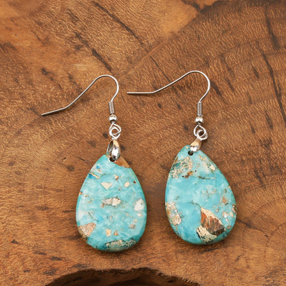 Women's Natural Stone Simple Earrings c054cbfe 0a24 489c b012 809c4df2cd14