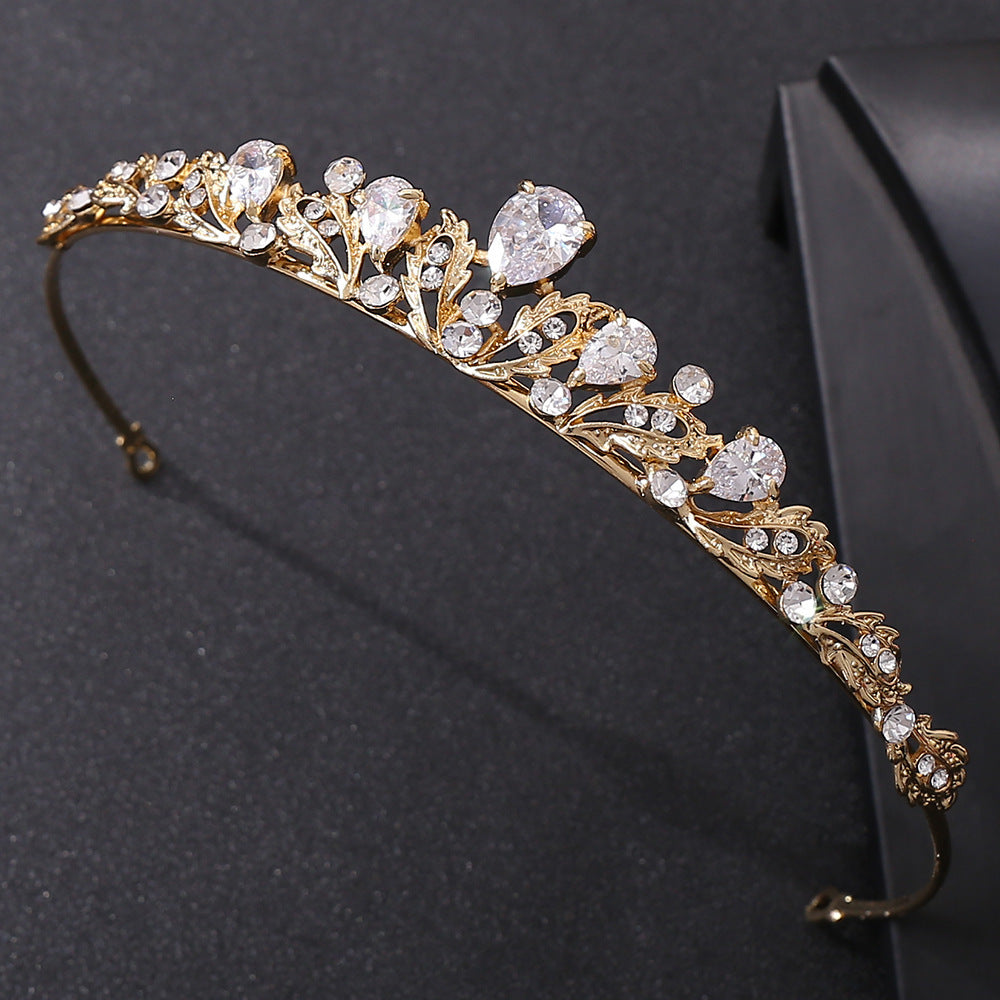 G250 Bridal Alloy Zircon Gaoshi Small Crown Hair Band c06124a2 86a9 4052 9746 61d7e1f62bb6