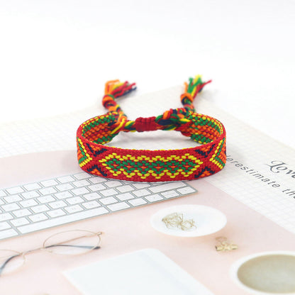 Bohemian Color Woven Bracelet Wristband For Fans c070b576 81f8 41bc a361 0e0f509cf4ba