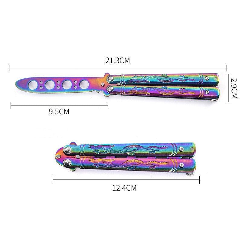Unbladed Butterfly Practice Swinging Knife c080a4b2 cc0a 4ebc b3d7 e7e387fb9471