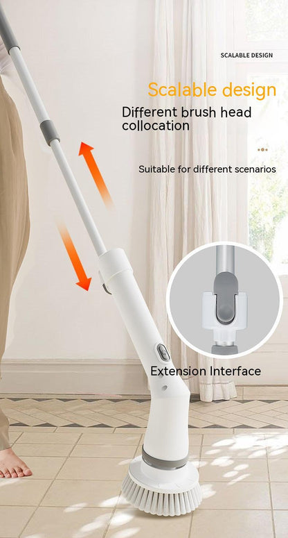 Electric Scrubber Cleaning Wall Long Handle Elbow Telescopic Multifunction Cleaning Brush c08a6cfd 8428 4873 a043 e6d1065b7f6