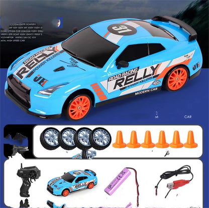 2.4G Drift Rc Car 4WD RC Drift Car Toy Remote Control GTR Model AE86 Vehicle Car RC Racing Car Toy For Children Christmas Gifts - HD Wireless Product #18