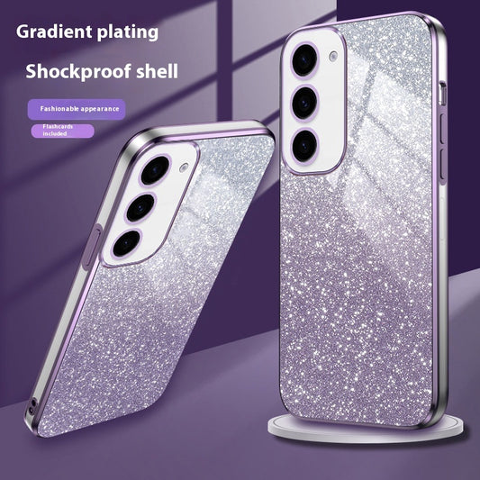Electroplating Phone Case Gradient Protective Cover - 图片 1