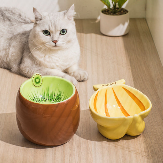 Cat Bowl Protects Cervical Vertebra From Overturning c0c7fed4 e485 4d74 974d 646057caab69