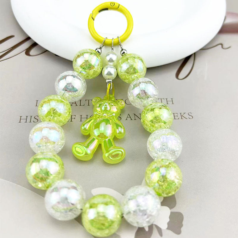 Burst Beads Luminous Bear Pendant Mobile Phone Charm c0cf6735 e6a6 4c00 af83 a8802f969ecc