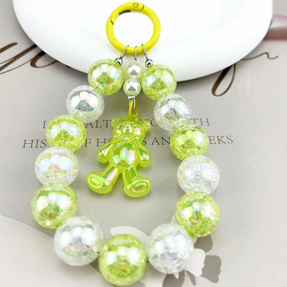 Burst Beads Luminous Bear Pendant Mobile Phone Charm c0cf6735 e6a6 4c00 af83 a8802f969ecc